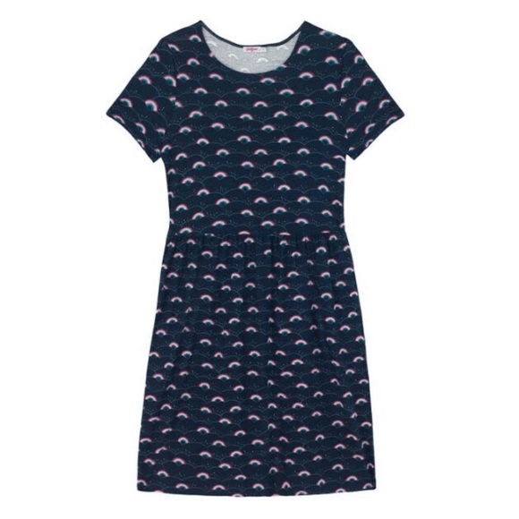 NWT 🌈 Cath Kidston Rainbow Jersey Dress, US 6 - Picture 7 of 7